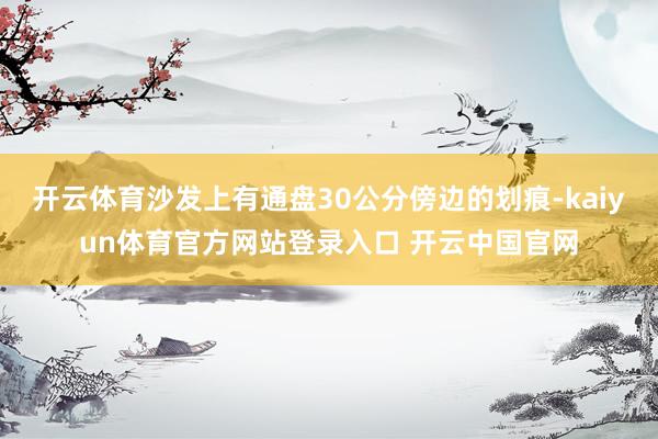 开云体育沙发上有通盘30公分傍边的划痕-kaiyun体育官方网站登录入口 开云中国官网